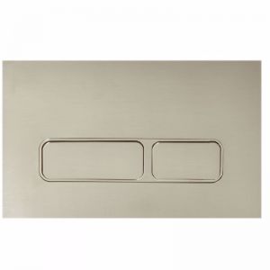 Hideaway+ Rectangle Button/ Plate Inwall ABS Brushed Nickel | Reece