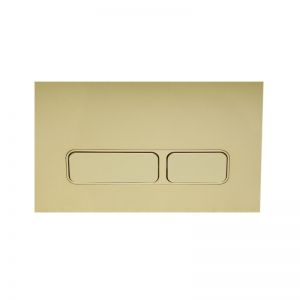 Hideaway+ Rectangle Button/ Plate Inwall ABS Champagne | Reece