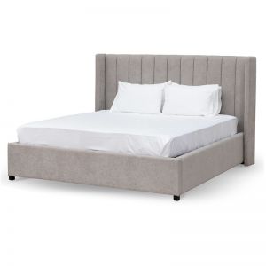 Hillsdale Wide Base Queen Size Bed Frame | Comfort Grey