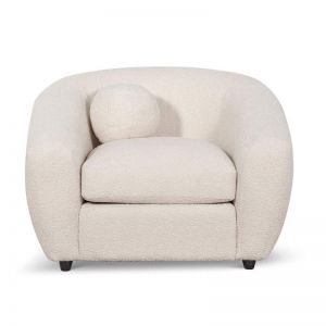 Hurst Armchair | Ivory White Boucle