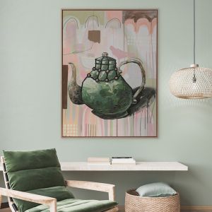 I Don't Even Drink Tea Green | Canvas Print