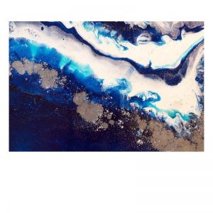 Ice Flow Navy | Abstract Seascape | Limited Edition Print by Antuanelle