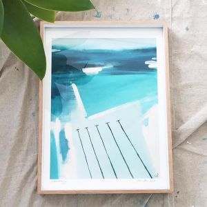 Icebergs | Framed Print
