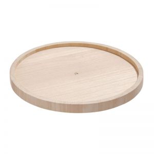 iDesign Wood Turntable Kitchen Storage Organiser | 26.67cm | Natural