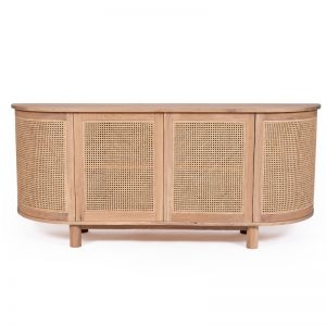 Iluka Four Door Sideboard | Rounded End