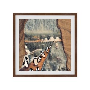 In Your Stride | Framed Art Print by Annie Ross