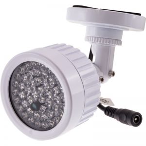 IR17 IP65 25m IR Illuminator w/ 48 LED Light for IR CCTV Security Camera White