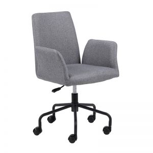 Isla Office Chair | Light Grey & Black
