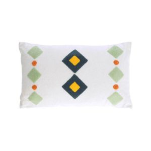 Itri Rhombus Rectangle Cushion Cover | Multi-colour