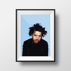 J Cole | Art Print | Framed and Unframed