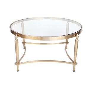 Jak Glass Coffee Table | Gold