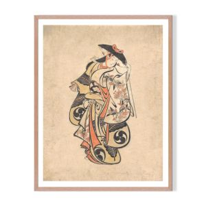 Japanese Figure 3 | Framed Art Print | Artefocus