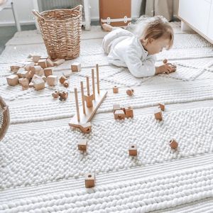 Jasper Knit Natural Wool Rug