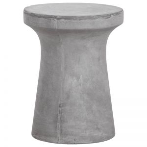 Jenola Concrete Stool | 35cm | Grey | Schots