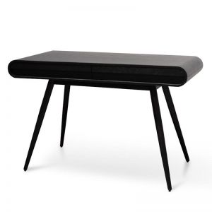 Joshua Narrow Wood Console Table | Black