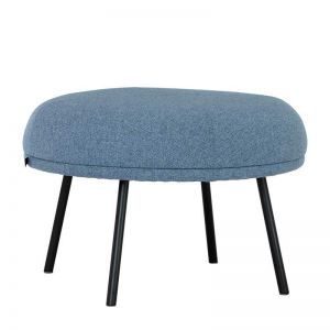 JUSTY Footstool/Ottoman 63.5cm - Marble Blue