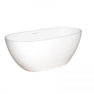 Kado Lussi Cast Solid Surface Freestanding Bath 1505mm White