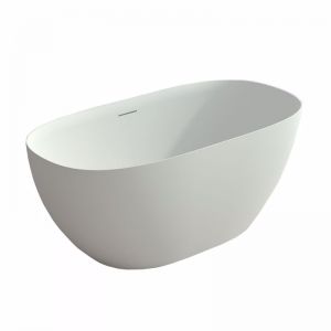 Kado Lussi Cast Solid Surface Freestanding Thin Edge Bath 1500mm White | Reece