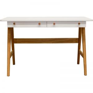 KAISU Stuk 120cm -  White & Natural Desk