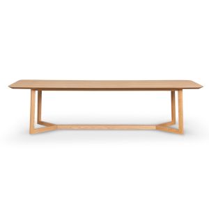 Kali 2.95m Wooden Dining Table | Natural