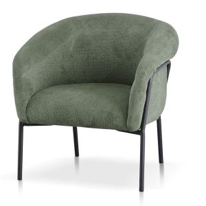 Karin Fabric Armchair | Mason Olive Green