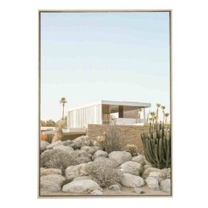 Kaufmann House  | Framed Canvas Print