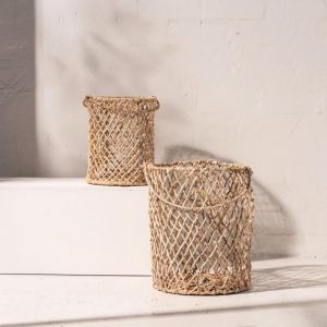 Kavya Open Weave Basket with Handle l Pre Order