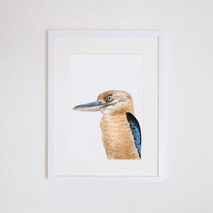 Kenny the Kookaburra Giclee Print | by For Me By Dee