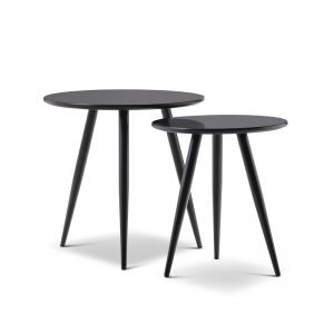 Komma Nested Side Tables | Black | PRE-ORDER