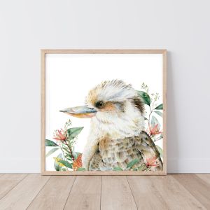 Kookaburra's Garden  | Art Print by Popcorn Blue
