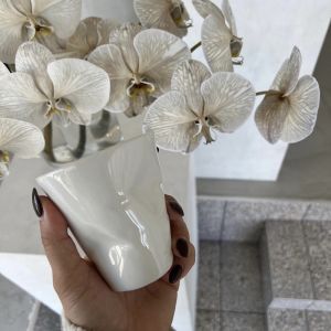 Kütahya Porcelain Crash Mug | Cream | Set of 2