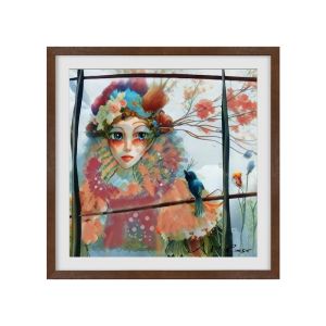 Lady Blossom | Framed Art Print by Annie Ross