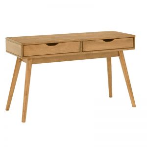 LAMAR Console Table with 2 Drawers 122cm - Natural