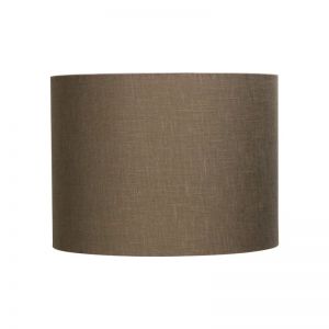 Lamp Drum Shade | 30cm | Coffee Burlap