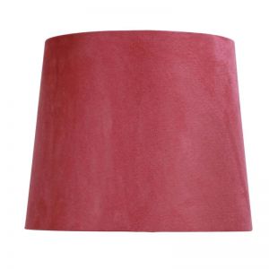 Lamp Shade | 27cm | Coral Pink Suede