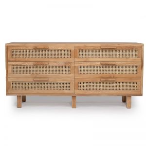 Lauren Chest Of Drawers | Natural | 160cm
