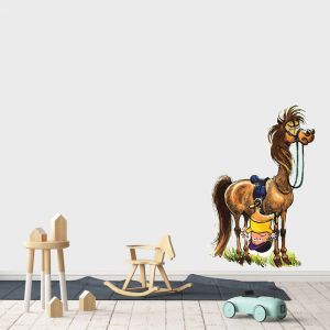 Learning to Ride | Thelwell Wall Decal