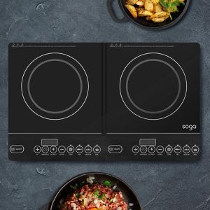LED Electric Portable Induction Cooktop | Double Burner