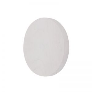 LEDlux Disk LED 250mm White Wall Light in Warm White | By Beacon Lighting