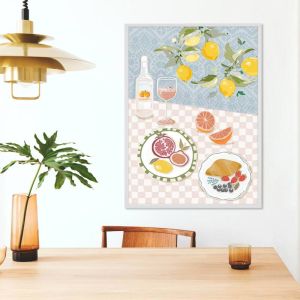Lemon Tree and Schnapps | Framed Art Print