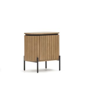 Licia Bedside Table | 55cm | Mango Wood with a Natural Finish