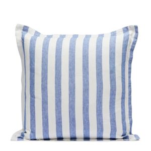 Linen Stripes Cushion Cover | 50x50cm | Blue