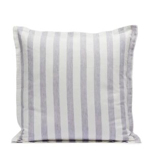 Linen Stripes Cushion Cover | 50x50cm | Silver