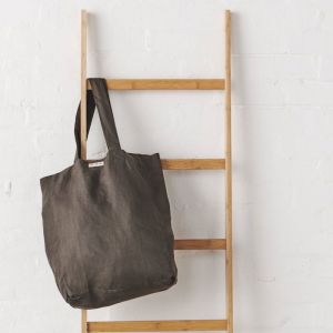 Linen Tote Bag | Charcoal