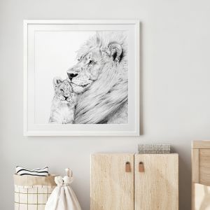 Lion | Framed Art Print