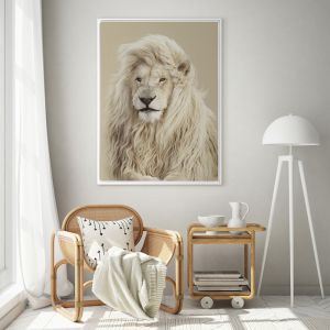 Lion King | Framed Canvas Art Print