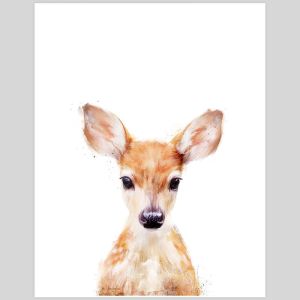 Little Deer by Amy Hamilton | Unframed Art Print