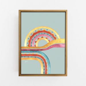 Little River Love in Sunset Haze Wall Art Print | by Pick a Pear | Canvas