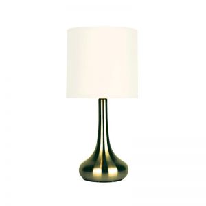 Lola One Light Touch Table Lamp Antique Brass