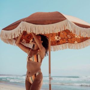 Lola Premium Beach Umbrella | Copper
